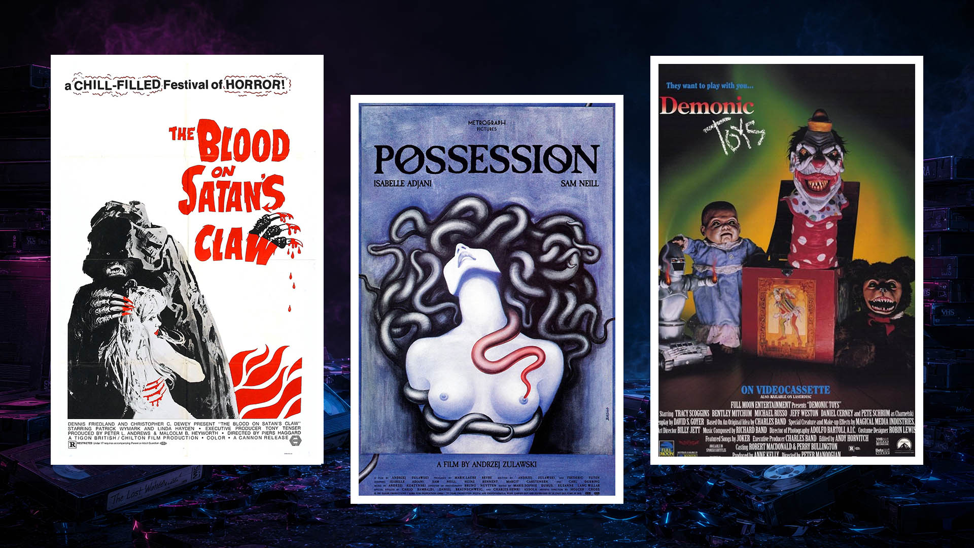 Horror movie posters